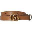 Gucci Crystal-embellished Leather Belt - White