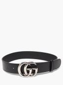 Gucci, GG Marmont leather belt, Women, Black, 80CM, Belts