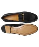 Gucci, Jordaan leather loafers, Women, Black, 37, Flats