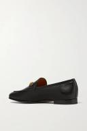 Gucci, Jordaan leather loafers, Women, Black, 39, Flats
