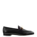Gucci, Jordaan leather loafers, Women, Black, 39, Flats