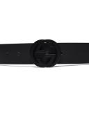 Gucci Leather Belt With Interlocking G Buckle, Size 95