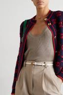 Gucci Leather Belt - Women - White Belts