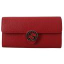 Gucci Red Icon Leather Wallet