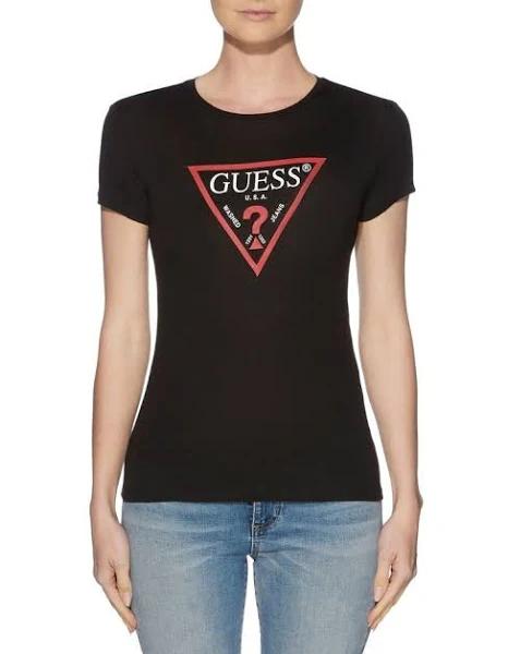 Guess Basic Tee Black L