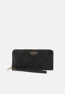 Guess Caddie Large Zip Around Wallet in Black | StrandBags.com