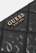 Guess Caddie Large Zip Around Wallet in Black | StrandBags.com