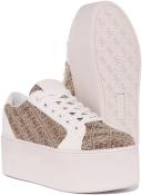 Guess Fl6H2Gfal12 Highly 2 Beige Brown for Women | Platform Shoes