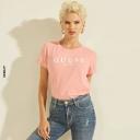 Guess Jeans Pink Cotton Tops & T-Shirt, XXL