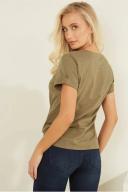 Guess Jeans Pink Cotton Tops & T-Shirt, XS