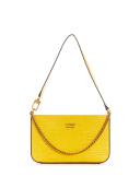 Guess Katey Mini Top Zip Shoulder Bag Croc Bright Blue