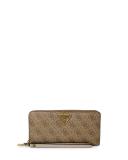 Guess Women's Brown Logo Laurel Large Wallet