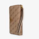 Guess Women's Brown Logo Laurel Large Wallet
