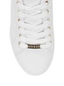 Guess Women's Peony Logo Rollin Sneakers in White Size: 6