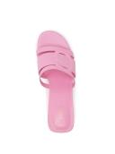 Guess Women's Pink Nads Logo Sandal Heels Size: 7