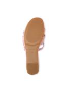 Guess Women's Pink Nads Logo Sandal Heels Size: 8