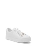 Guess Women's White Lullu Logo Low Top Sneakers Size: 11