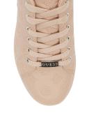 Guess Women's White Peony Logo Rollin Sneakers Size: 11