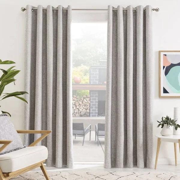 Gummerson Neutrals Jumbo Drop Eyelet Curtains