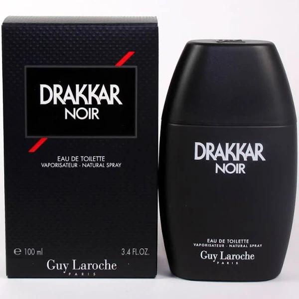 Guy Laroche Drakkar Noir EDT Spray for Men - 3.4 fl oz bottle