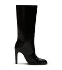 Hadley Black Hi Shine Calf Boots | Heels | Tony Bianco Black Hi Shine / 5.5
