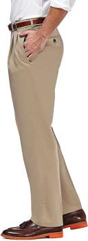 Haggar Men's Pants Khaki Pants - Color: Khaki - 36/31 - AfterPay & zipPay Available