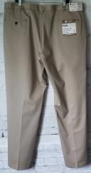 Haggar Men's Premium No Iron Classic Fit Expandable Waist Pleat Front Pant