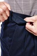 Haggar Men's Premium No Iron Classic Fit Expandable Waist Pleat Front Pant