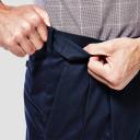 Haggar Men's Premium No Iron Classic Fit Expandable Waist Pleat Front Pant