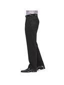 Haggar Men's Premium No Iron Classic Fit Expandable Waist Pleat Front Pant