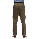Haggar Mens Pants Brown Size 38x30 Pleated Classic Fit Khaki Stretch