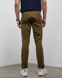 Hallden Slim Fit Twill Chinos 32 / Army Green / Green