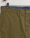 Hallden Slim Fit Twill Chinos 32 / Army Green / Green