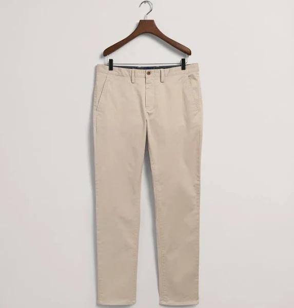 Hallden Slim Fit Twill Chinos 46 / Putty / Green