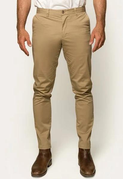 Hamilton Mens Slim Fit Chino Pant - Clay 32 / Clay