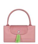 Handbag M Le Pliage Green Petal Pink Longchamp