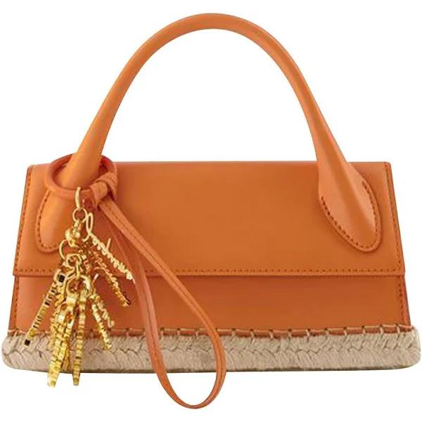 Handbags Jacquemus Le Chiquito Long Cordao Bag - Jacquemus - Orange - Leather