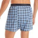 Hanes 841bx5b Big Man's Yarn-dyed Plaid Boxer 5-Pack - Black, 2XL