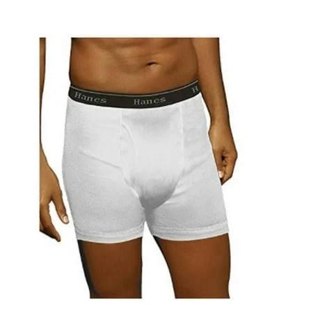 Hanes Mens Boxer Brief 5-Pack White