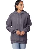 Hanes P170 EcoSmart Hooded Sweatshirt Charcoal Heather 2XL