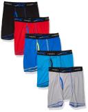 Hanes Ultimate Boys' Lightweight Super Soft Boxer Briefs 5-Pack