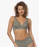 Hanro Bra - Women - Antique Green - Moments Soft Cup - 071465