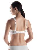 Hanro Moments Lace Soft Cup Bra 071465 Black 12C / Black
