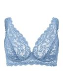 Hanro Moments Lace Soft Cup Bra 071465 Deep Navy 38C