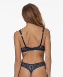 Hanro Moments Lace Soft Cup Bra 071465 Deep Navy 38C