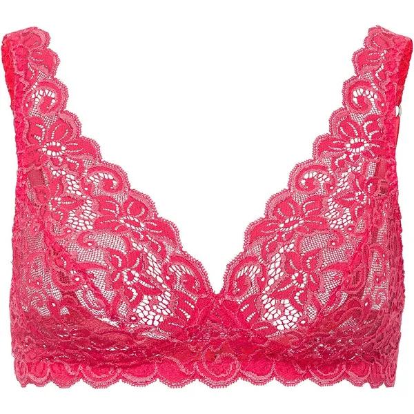 Hanro Moments Lace Soft Cup Bra 071465 Geranium