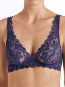Hanro Moments Lace Soft Cup Bra 071465 Nightshade 16B / Nightshade