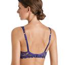 Hanro Moments Lace Soft Cup Bra 071465 Nightshade 16B / Nightshade