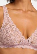 Hanro Moments Lace Soft Cup Bra 071465 Pale Pink 38B