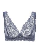 Hanro Moments Lace Soft Cup Bra 071465 Pigeon 10A / Pigeon
